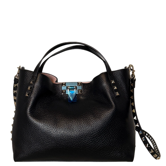 Valentino Garavani Rockstud Handtasche Schwarz / neuwertig Valentino