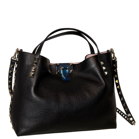 Valentino Garavani Rockstud Handtasche Schwarz / neuwertig Valentino