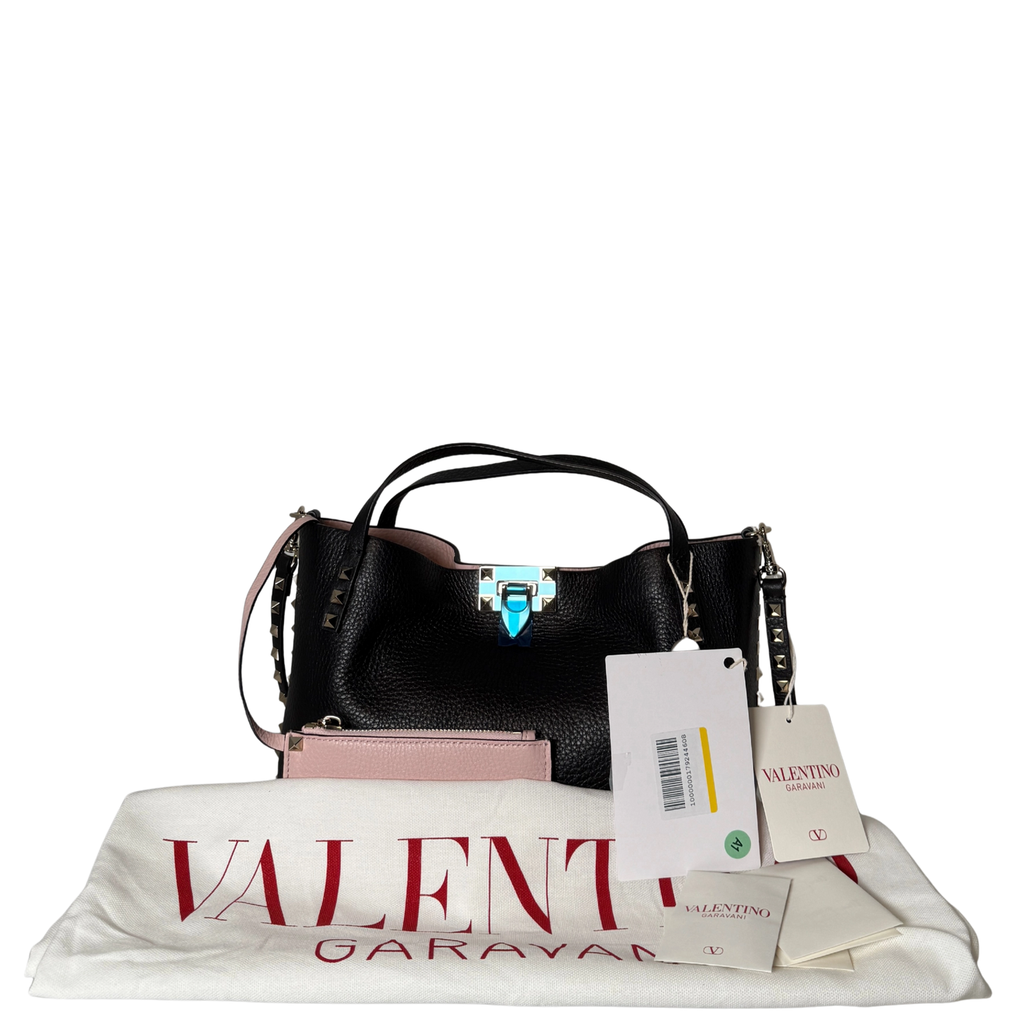 Valentino Garavani Rockstud Handtasche Schwarz / neuwertig Valentino