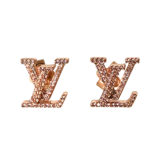 Louis Vuitton LV Iconic Blush Ohrringe Roségold Fullset / neuwertig