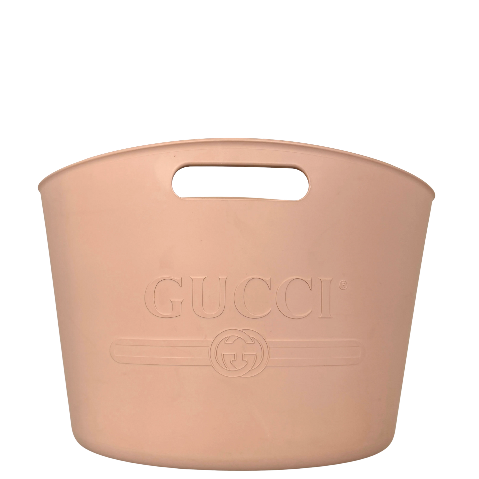 Gucci Rubber Tote Bag Rosa / sehr gut Gucci