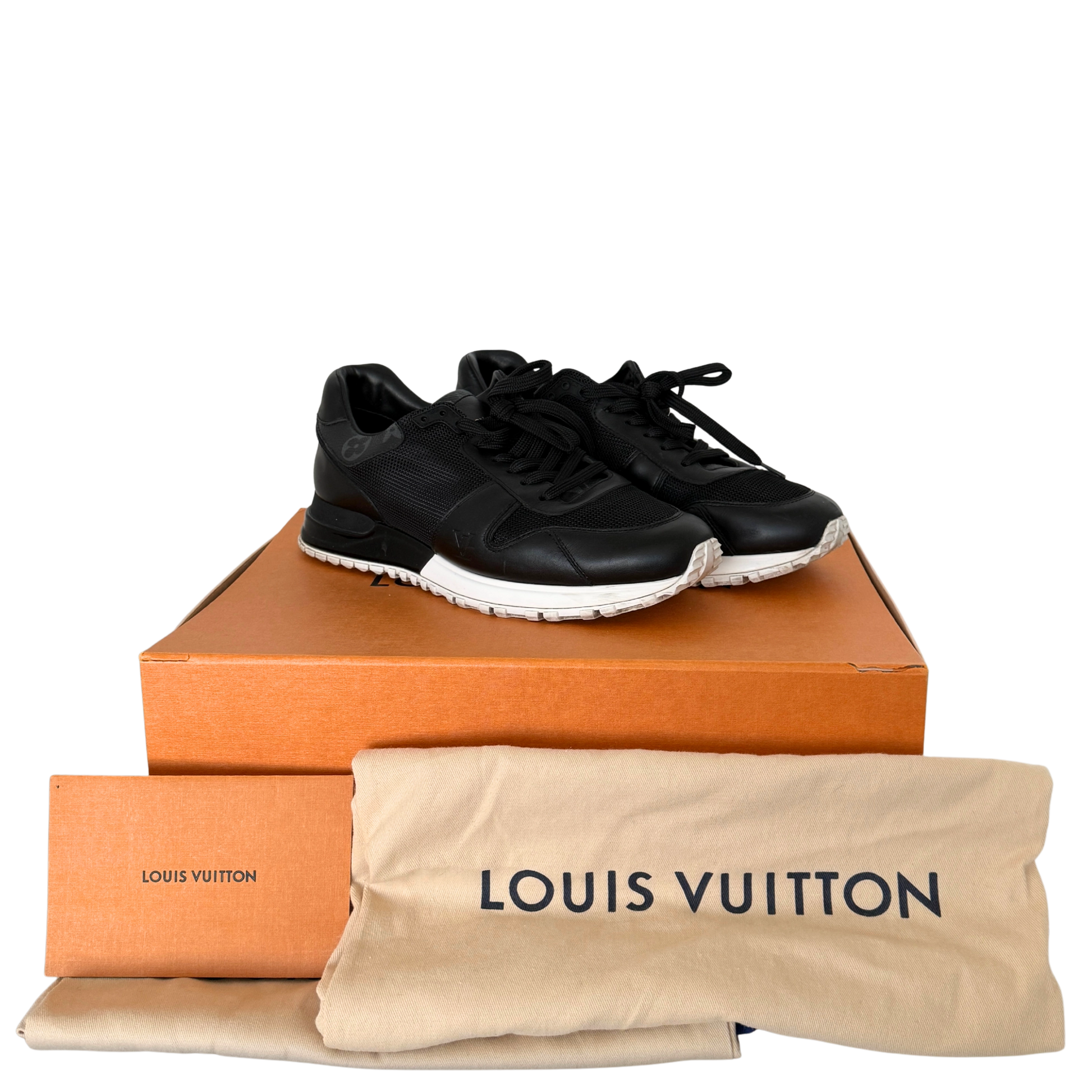 Louis Vuitton Run Away Sneaker Größe 38,5 Schwarz Fullset / sehr gut Louis Vuitton