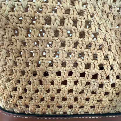 Louis Vuitton Noé BB M24722 Beige Raffia Fullset / gut Louis Vuitton