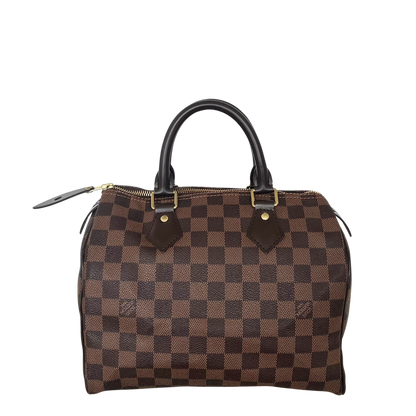 Louis Vuitton Speedy 25 Damier Ebene N41365 Fullset Braun / neuwertig Louis Vuitton
