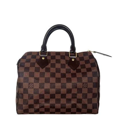 Louis Vuitton Speedy 25 Damier Ebene N41365 Fullset Braun / neuwertig Louis Vuitton