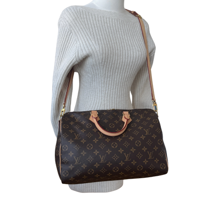 Louis Vuitton Speedy 35 Monogram Bandouliere M41111 / sehr gut Louis Vuitton