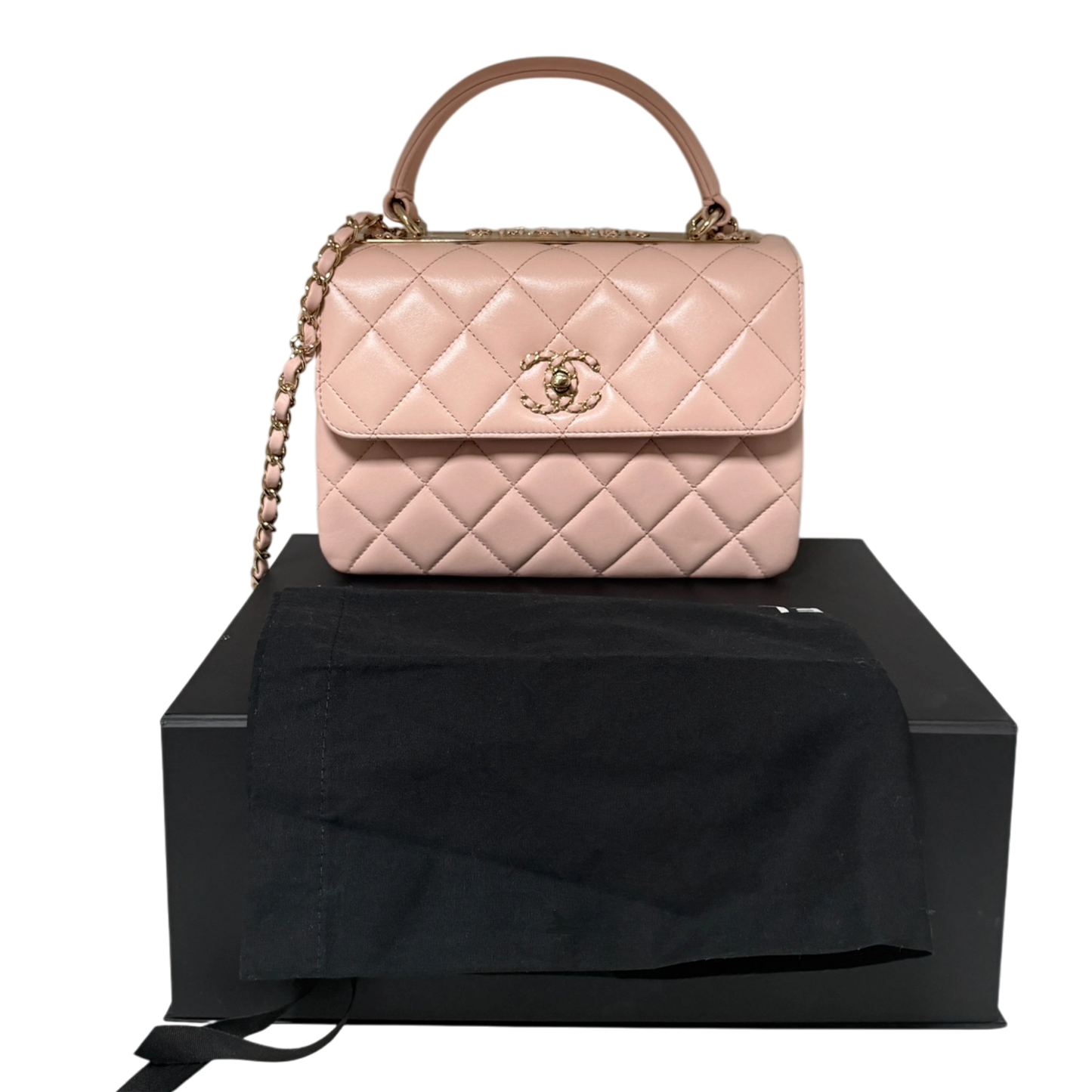 Chanel Trendy Chain CC Flap Dual Handle  Light Pink Fullset / neuwertig Chanel