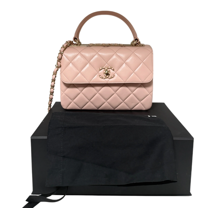 Chanel Trendy Chain CC Flap Dual Handle  Light Pink Fullset / neuwertig Chanel