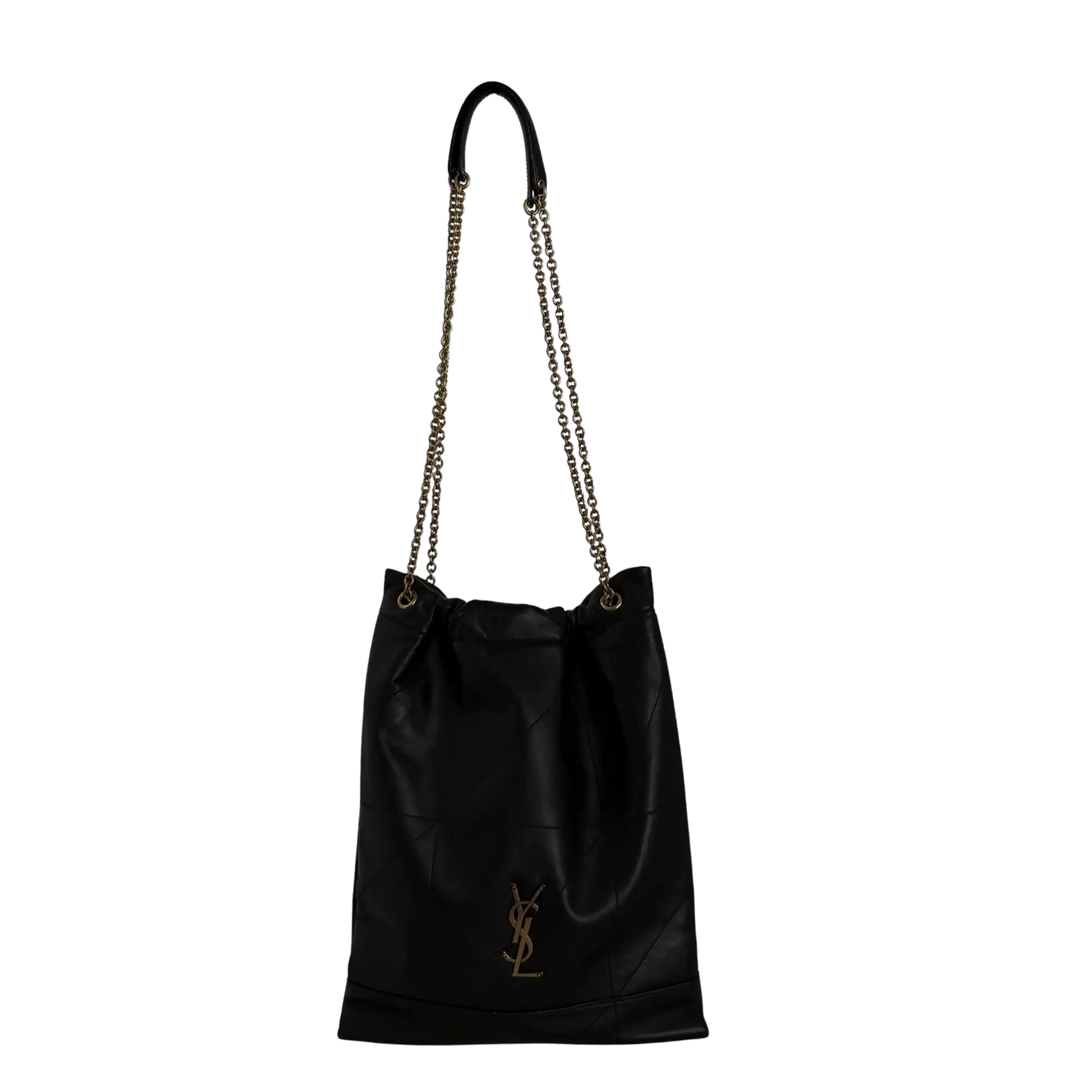 Saint Laurent Jamie Pochon aus Lammleder Schwarz / sehr gut Saint Laurent