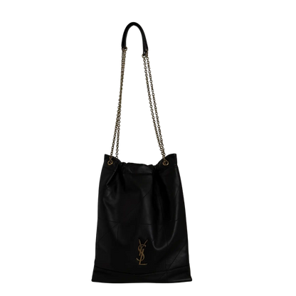 Saint Laurent Jamie Pochon aus Lammleder Schwarz / sehr gut Saint Laurent