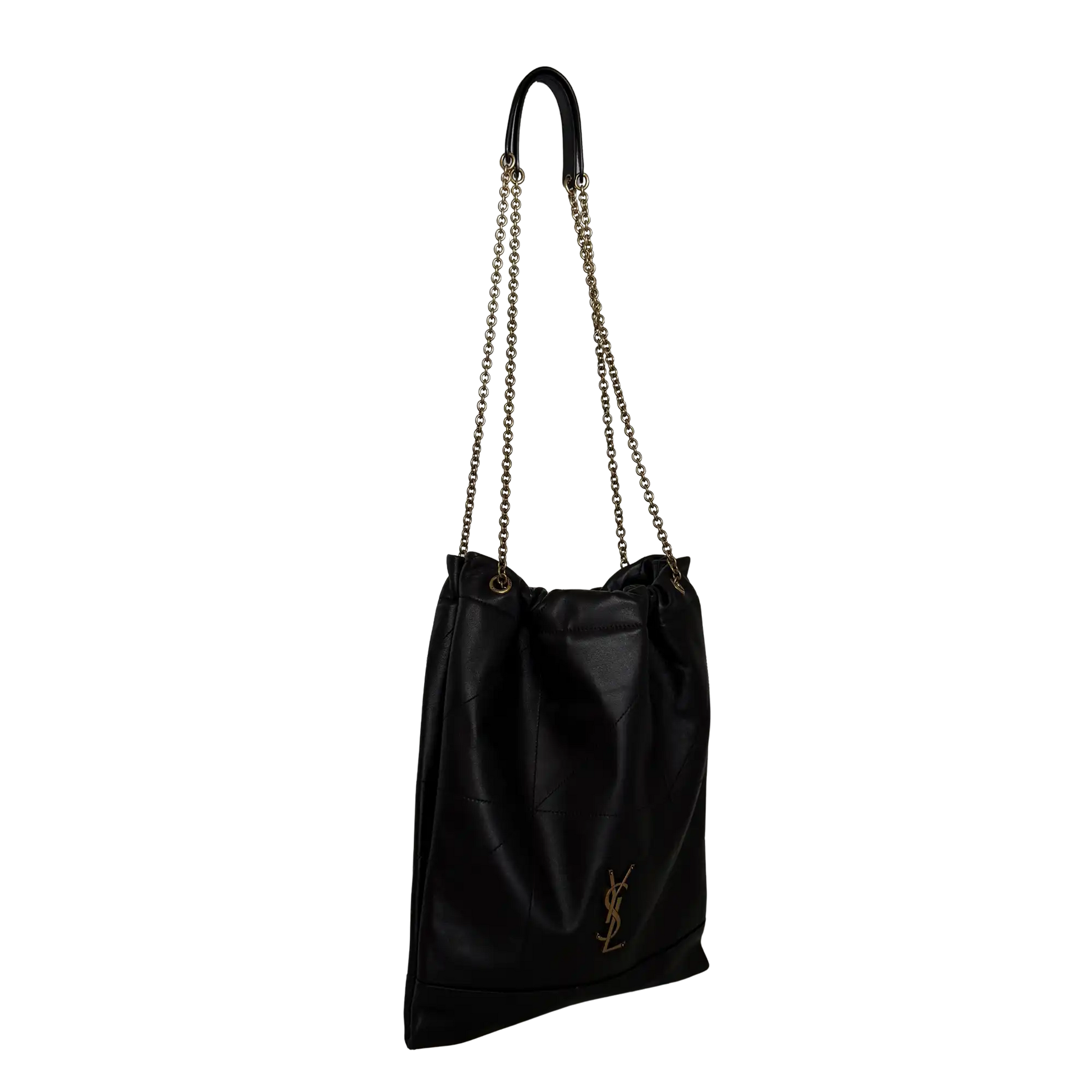 Saint Laurent Jamie Pochon aus Lammleder Schwarz / sehr gut Saint Laurent