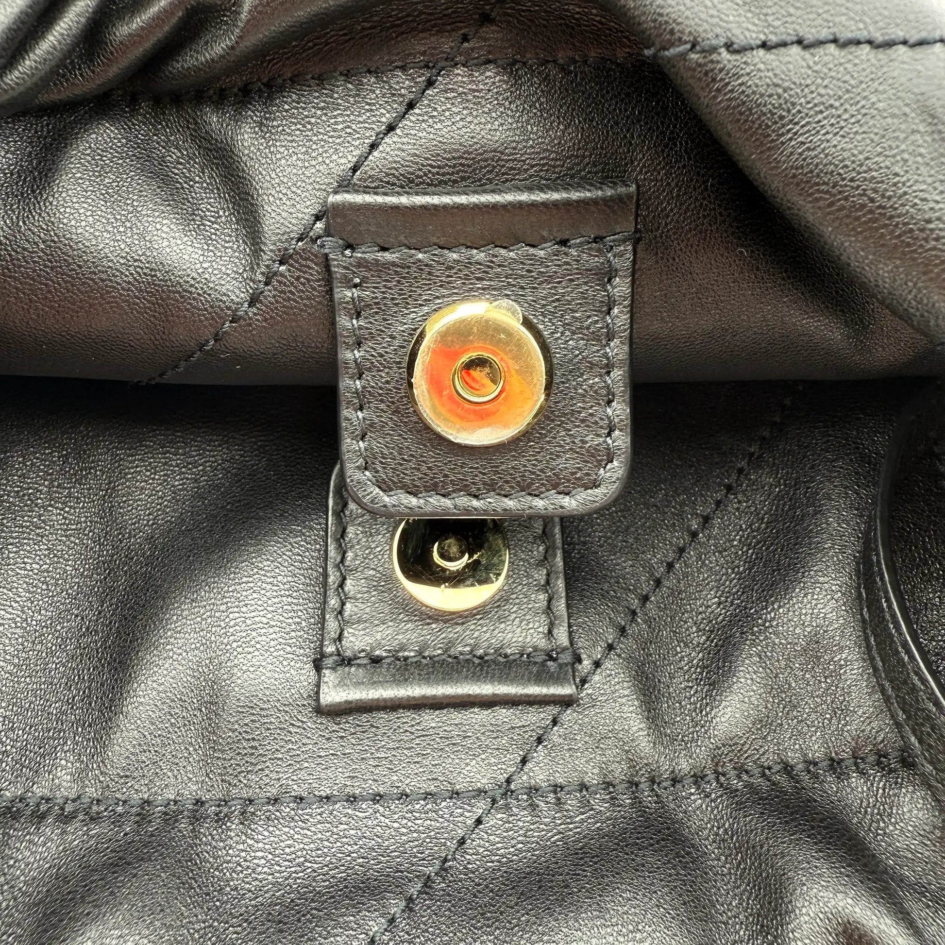 Saint Laurent Jamie Pochon aus Lammleder Schwarz / sehr gut Saint Laurent