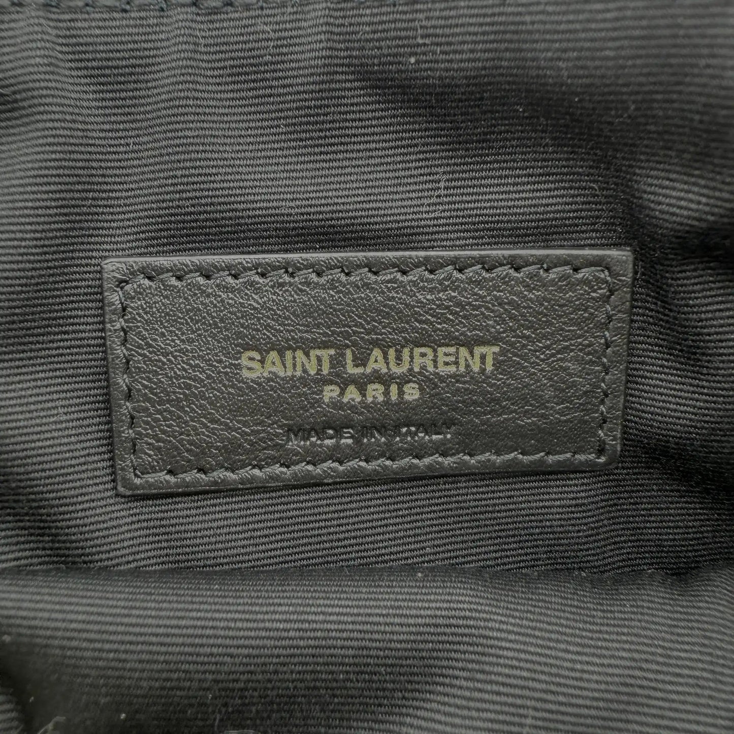 Saint Laurent Jamie Pochon aus Lammleder Schwarz / sehr gut Saint Laurent