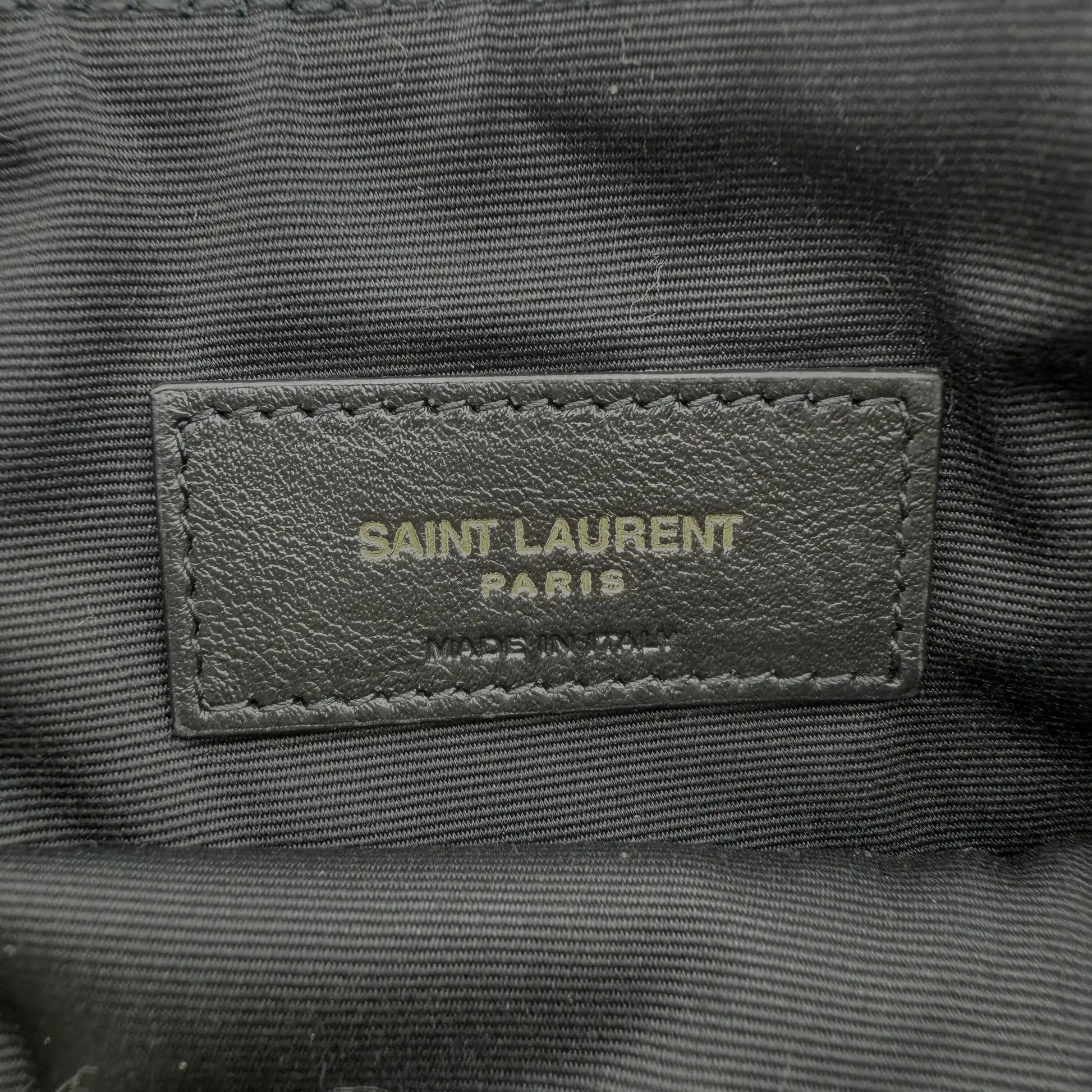 Saint Laurent Jamie Pochon aus Lammleder Schwarz / sehr gut Saint Laurent