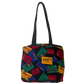 Yves Saint Laurent Love Printed Nylon Handtasche Bunt / gut Echtheitscheck