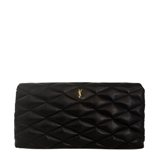 Saint Laurent Sade Puffer Clutch Tasche groß / sehr gut Saint Laurent