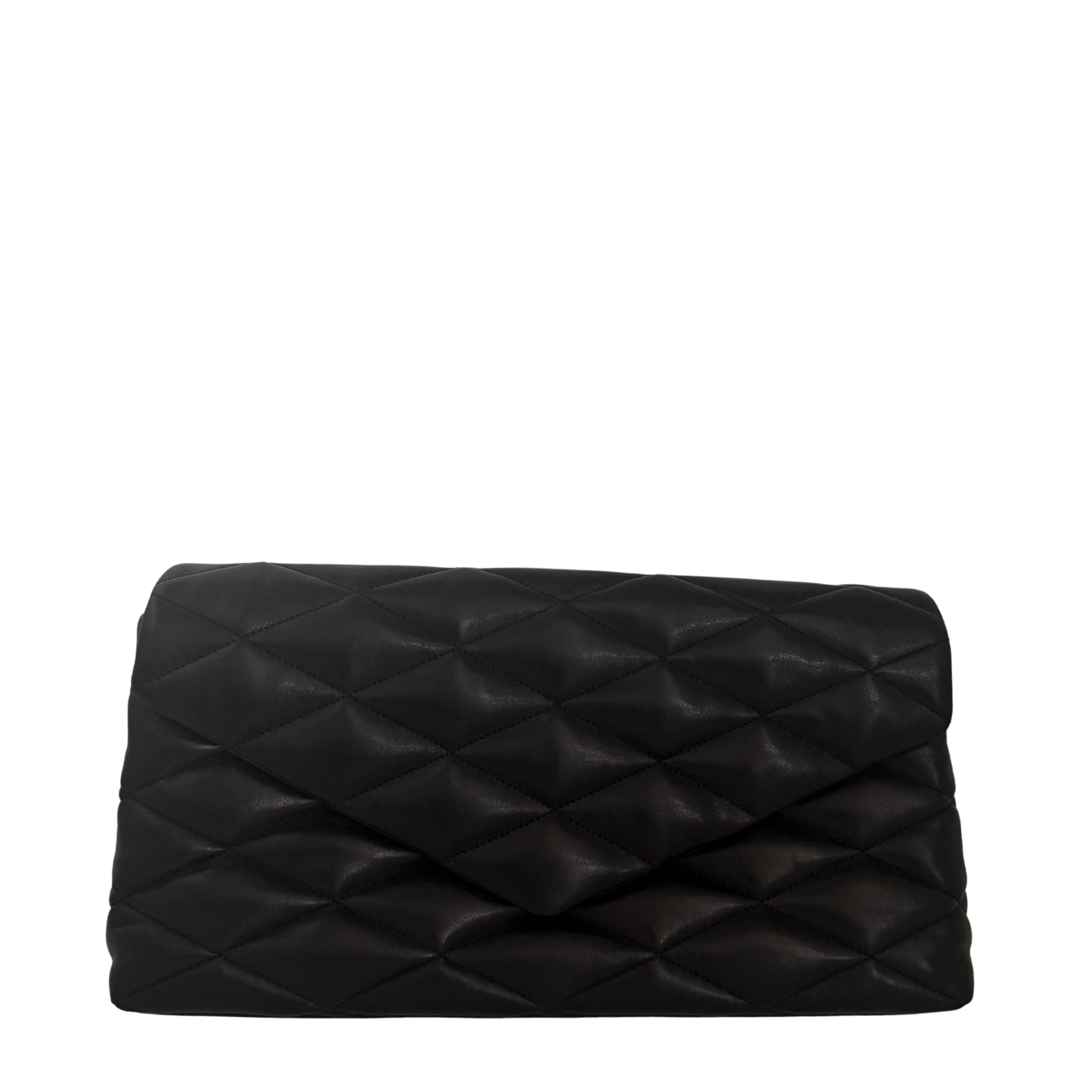 Saint Laurent Sade Puffer Clutch Tasche groß / sehr gut Saint Laurent