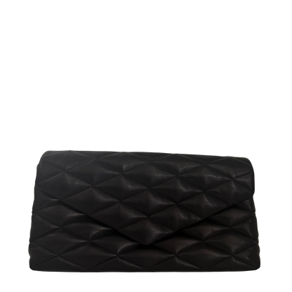 Saint Laurent Sade Puffer Clutch Tasche groß / sehr gut Saint Laurent
