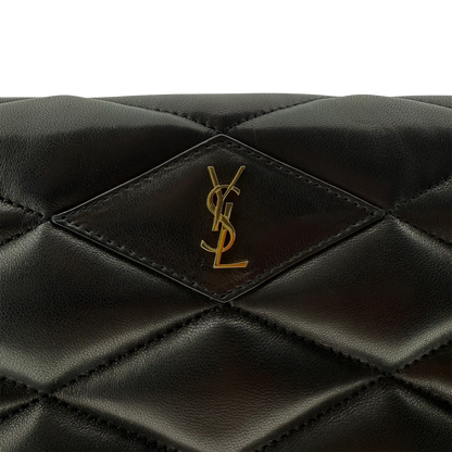 Saint Laurent Sade Puffer Clutch Tasche groß / sehr gut Saint Laurent