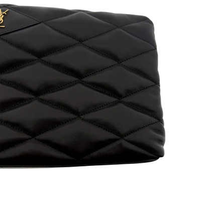 Saint Laurent Sade Puffer Clutch Tasche groß / sehr gut Saint Laurent