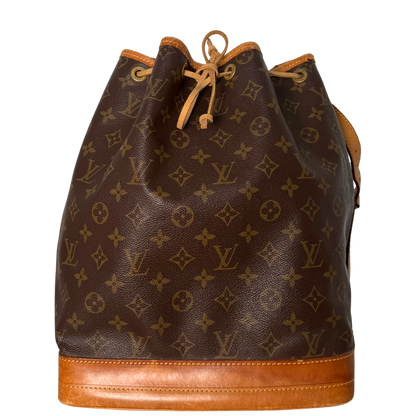 Louis Vuitton Grand Sac Noé Monogram Canvas Braun / gut Louis Vuitton