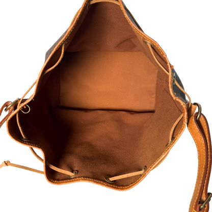 Louis Vuitton Grand Sac Noé Monogram Canvas Braun / gut Louis Vuitton