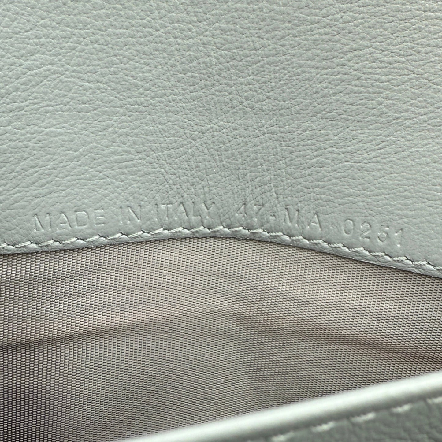 Dior kleine Saddle Pouch mit Kette Dior Oblique Jacquard Grau Fullset / neuwertig Dior