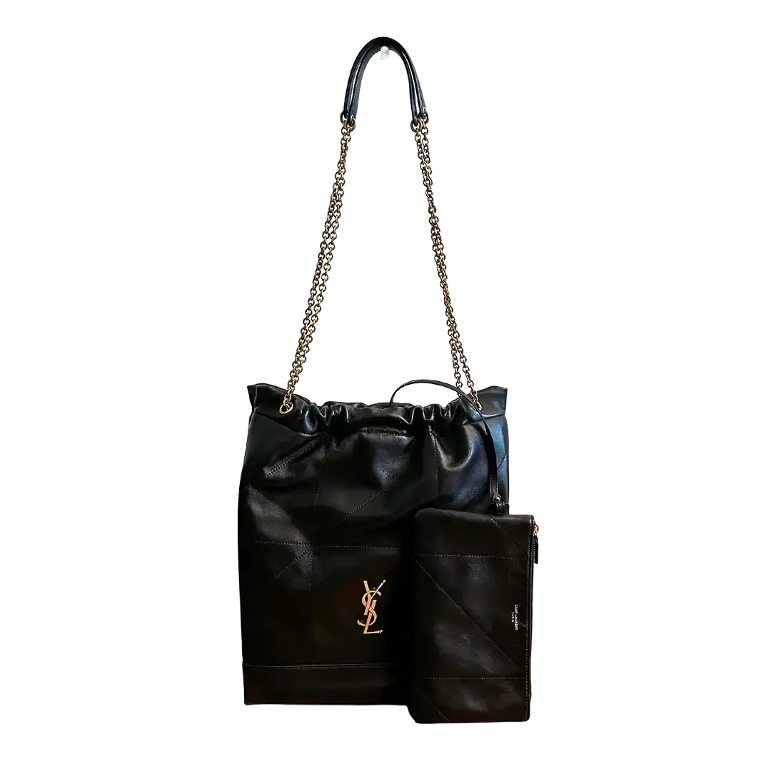 Saint Laurent Jamie Pochon Lammleder schwarz / neuwertig Saint Laurent