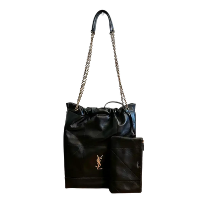 Saint Laurent Jamie Pochon Lammleder schwarz / neuwertig Saint Laurent