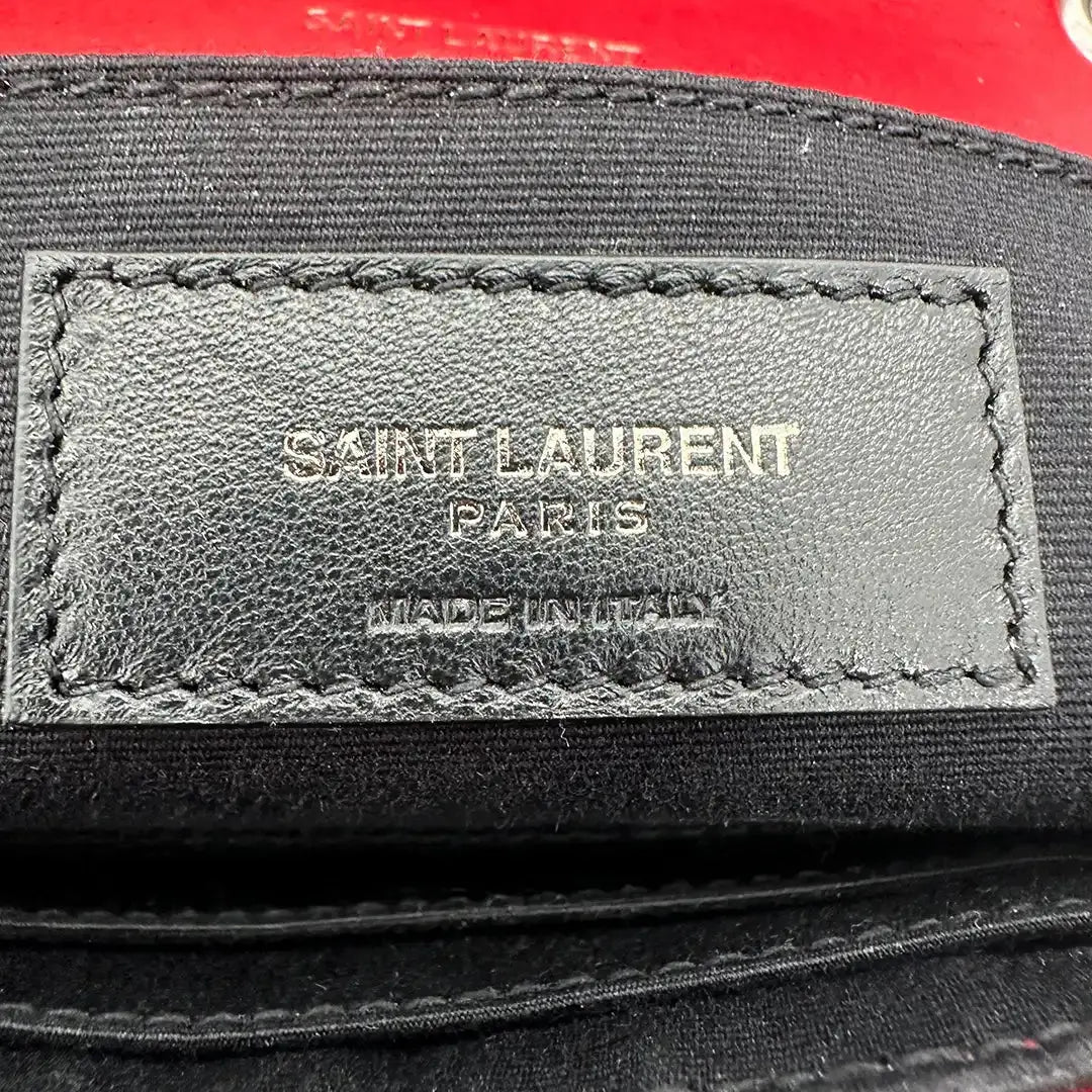 Saint Laurent Jamie Small Schultertasche Leder rot / gut Saint Laurent