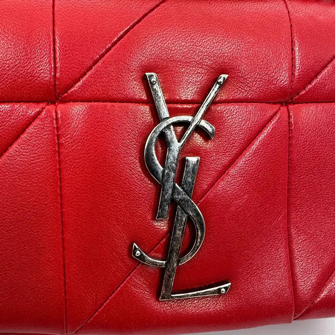 Saint Laurent Jamie Small Schultertasche Leder rot / gut Saint Laurent
