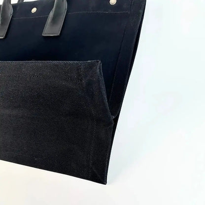 Saint Laurent Large Tote Tasche Rive Gauche schwarz / sehr gut Saint Laurent