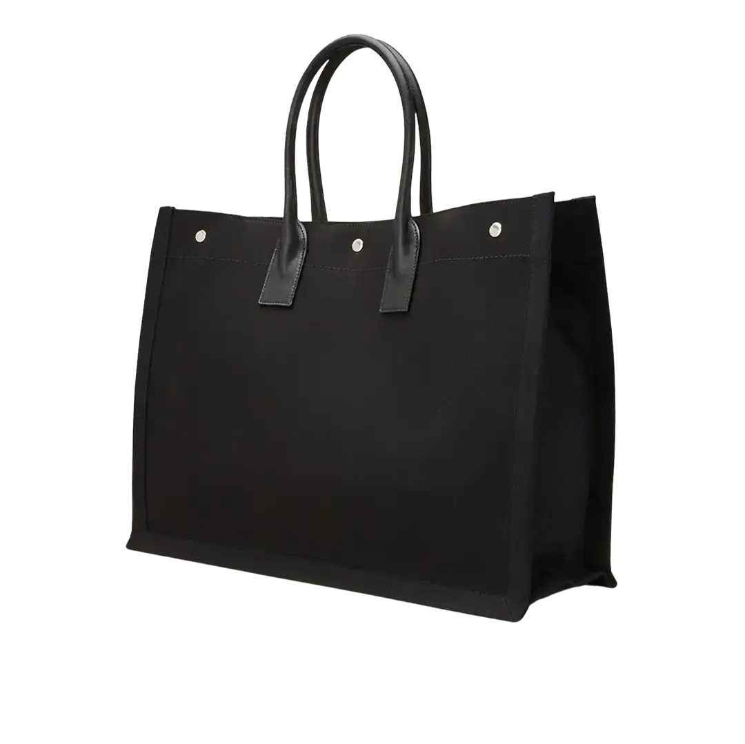 Saint Laurent Large Tote Tasche Rive Gauche schwarz ungetragen