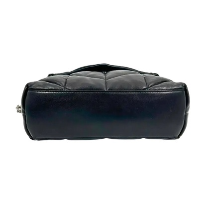 Saint Laurent LouLou Puffer Medium Handtasche schwarz Lammleder / gut Saint Laurent