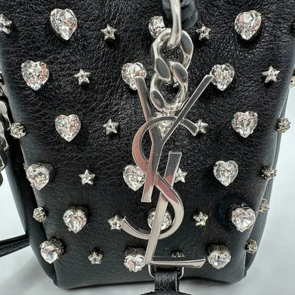 Saint Laurent Mini Bucket Bag Crystal limitiert und selten / sehr gut Saint Laurent
