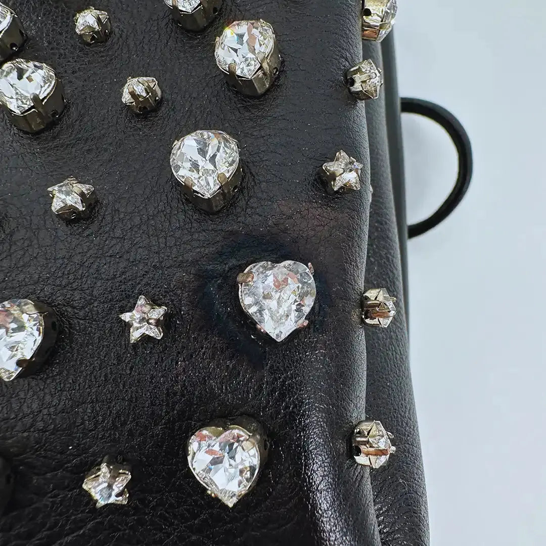 Saint Laurent Mini Bucket Bag Crystal limitiert und selten / sehr gut Saint Laurent