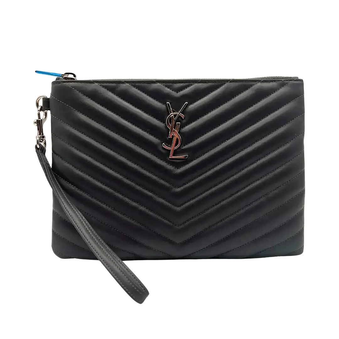 Saint Laurent Pouch New Jolie anthrazit / neu Saint Laurent