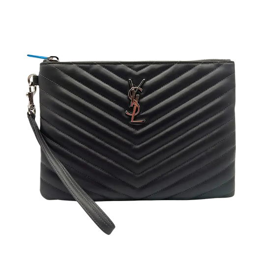 Saint Laurent Pouch New Jolie anthrazit / neu Saint Laurent