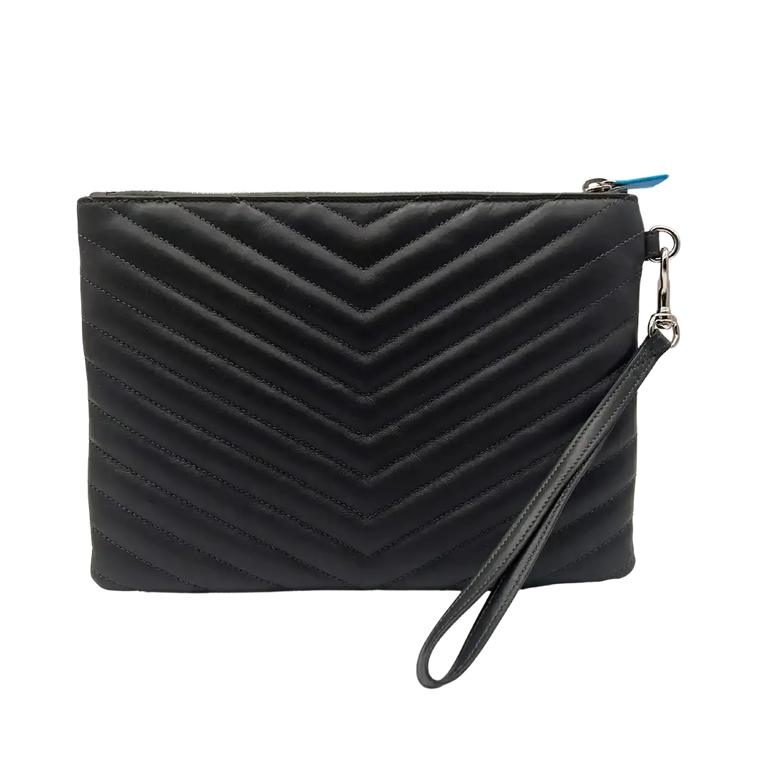 Saint Laurent Pouch New Jolie anthrazit / neu Saint Laurent