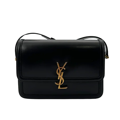 Saint Laurent Solferino Medium schwarz Leder Handtasche / neuwertig Saint Laurent