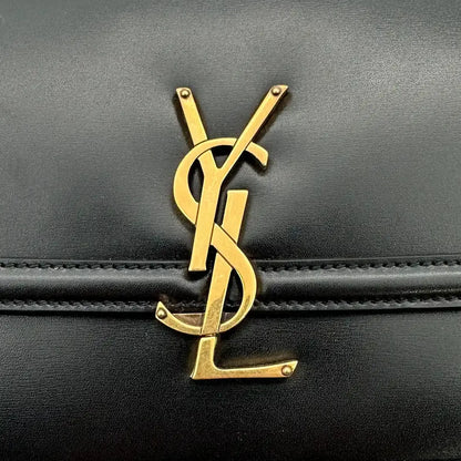 Saint Laurent Solferino Medium schwarz Leder Handtasche / neuwertig Saint Laurent