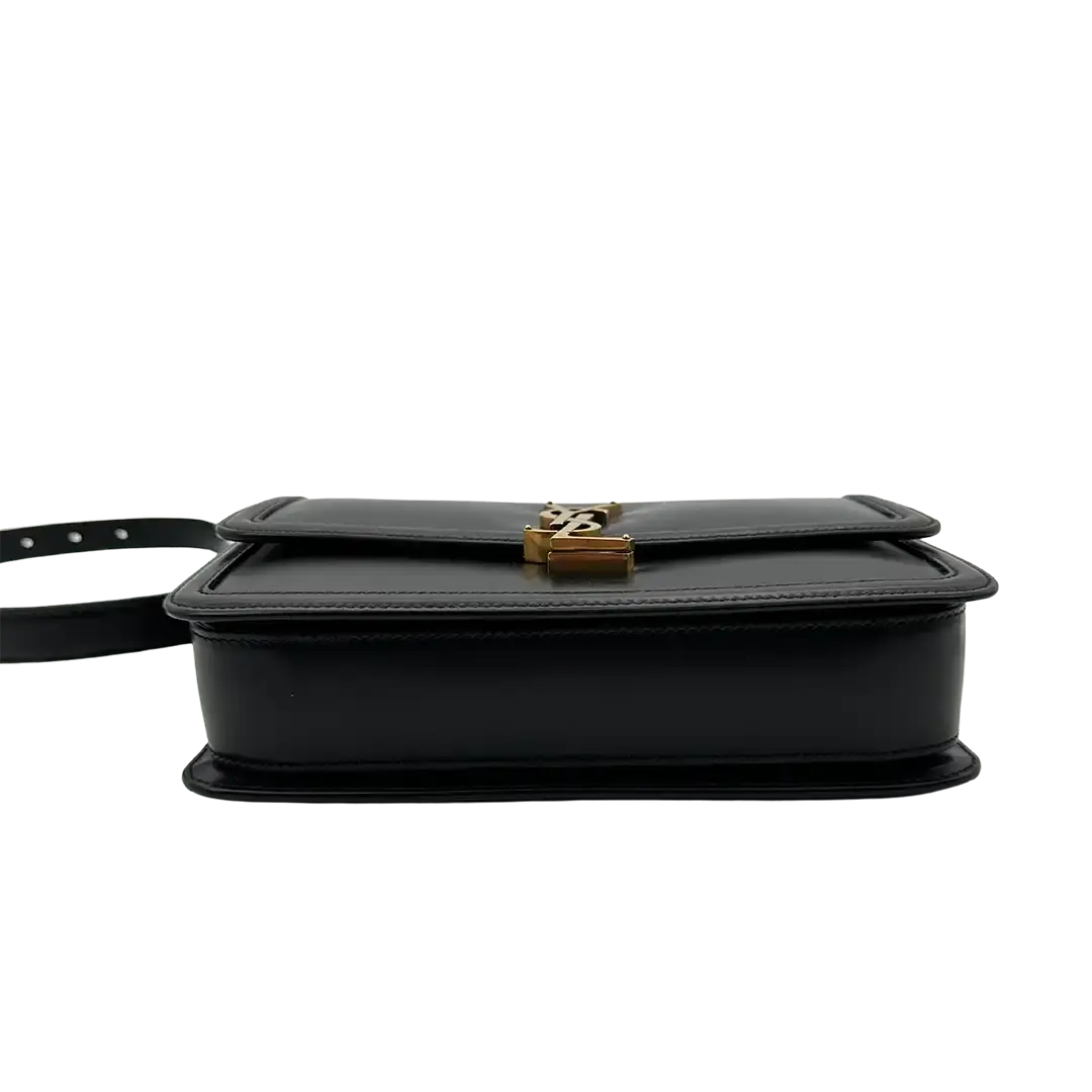 Saint Laurent Solferino Medium schwarz Leder Handtasche / neuwertig Saint Laurent
