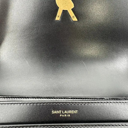 Saint Laurent Solferino Medium schwarz Leder Handtasche / neuwertig Saint Laurent