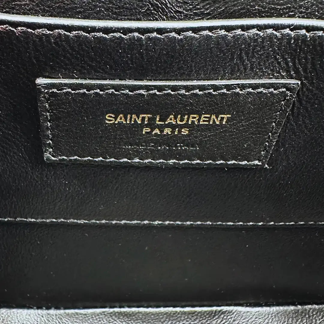 Saint Laurent Solferino Medium schwarz Leder Handtasche / neuwertig Saint Laurent