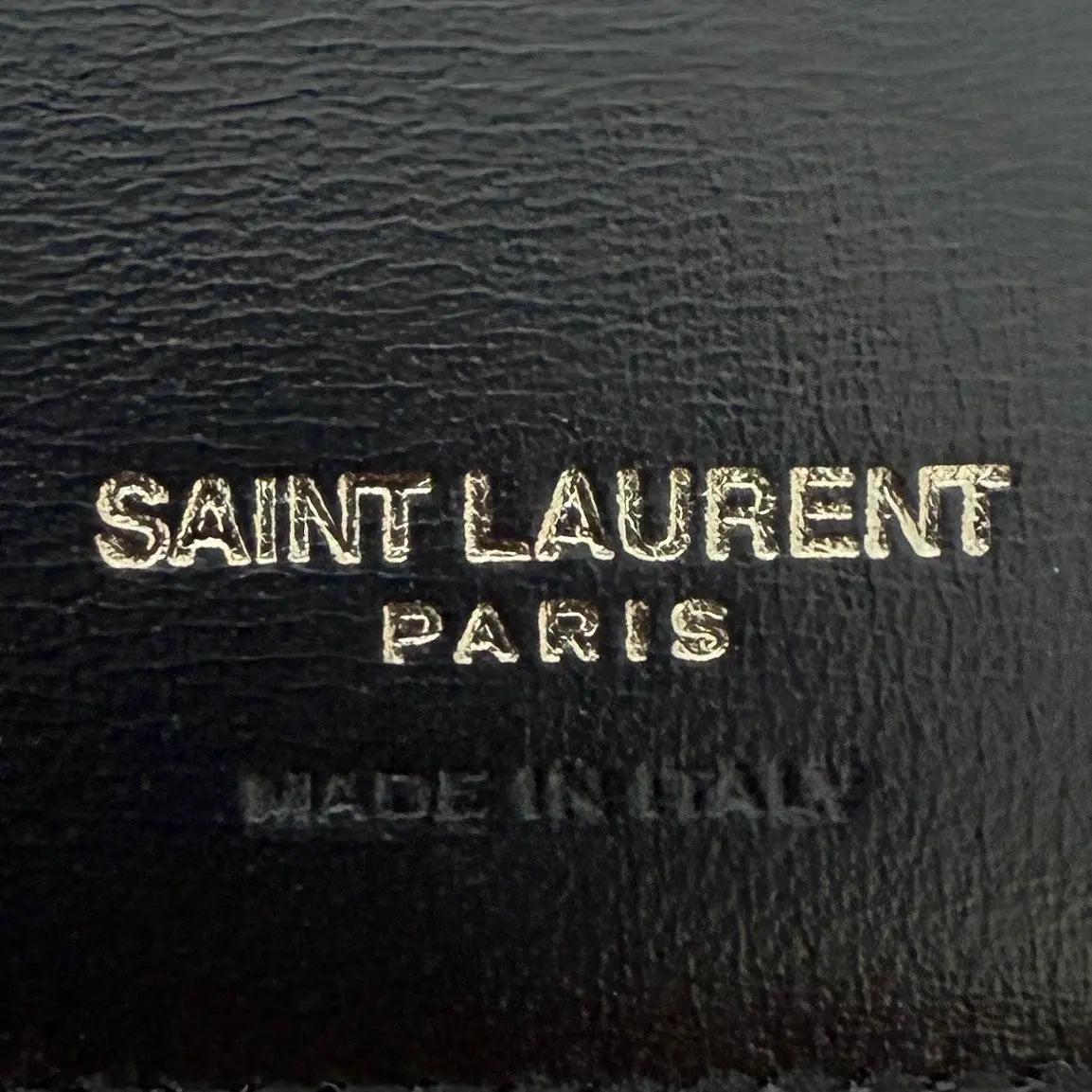 Saint Laurent Tiny Cassandre Brieftasche mit Geldklammer aus mattem Leder Schwarz/ neuwertig Saint Laurent