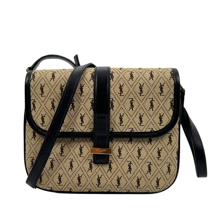 Saint Laurent YSL Canvas Small Le Monogramme Besace Bag Beige / sehr gut Saint Laurent