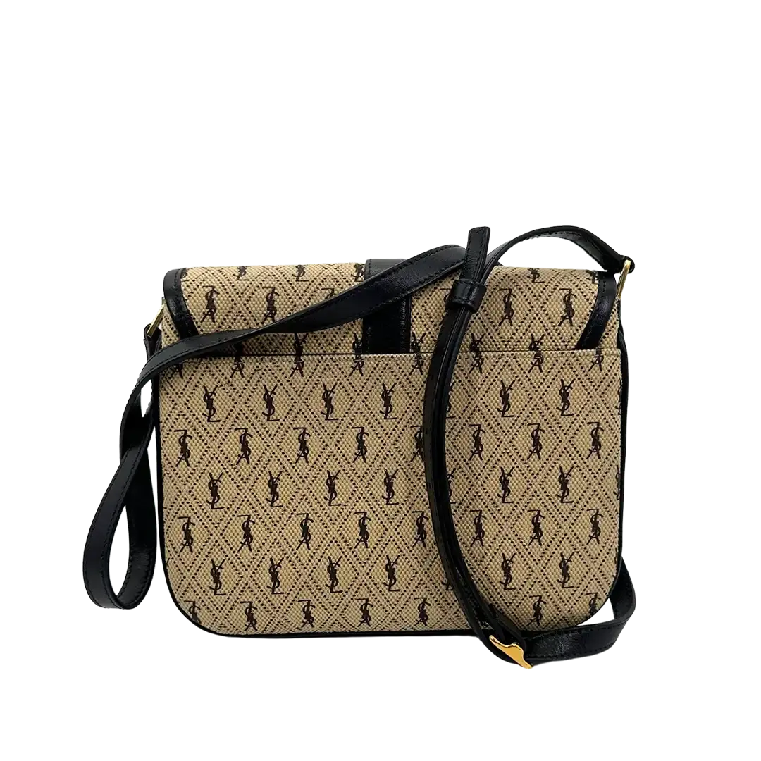 Saint Laurent YSL Canvas Small Le Monogramme Besace Bag Beige / sehr gut Saint Laurent