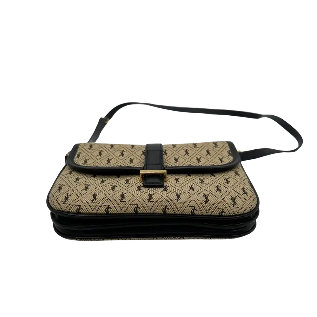 Saint Laurent YSL Canvas Small Le Monogramme Besace Bag Beige / sehr gut Saint Laurent