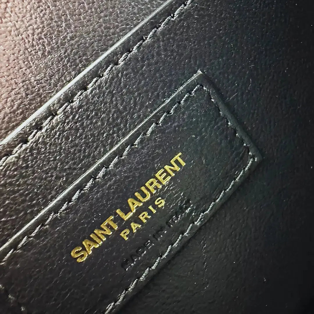 Saint Laurent YSL Canvas Small Le Monogramme Besace Bag Beige / sehr gut Saint Laurent