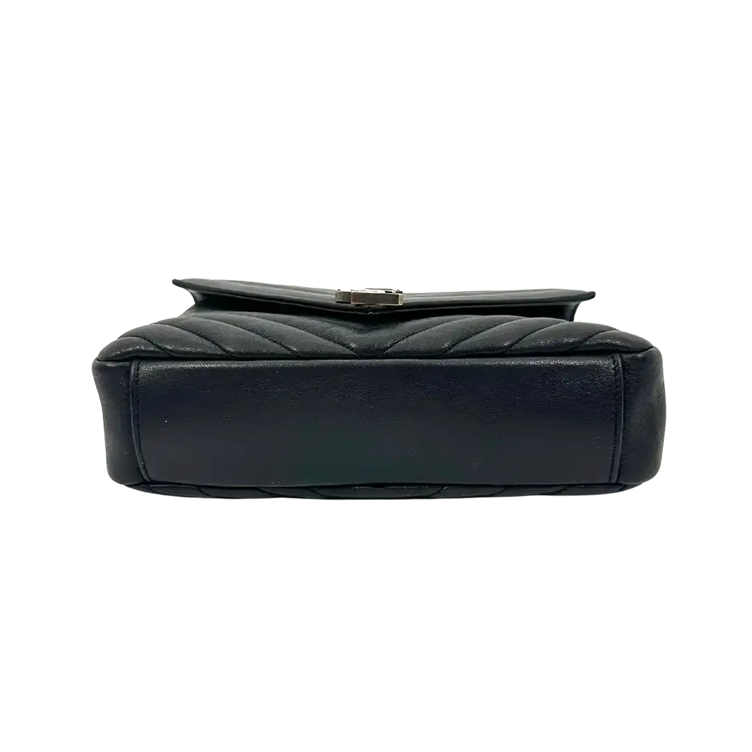 Saint Laurent YSL College Medium Handtasche schwarz Leder / sehr gut Saint Laurent